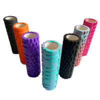 31*10cm Grid Mini Hollow Yoga Foam Roller For Plantar Fasciitis Relief