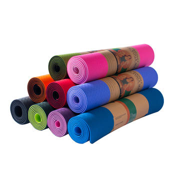 Double Layers TPE Yoga Mat